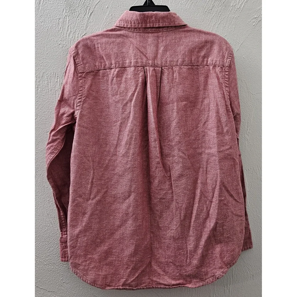 Ralph Lauren Boys Size 6 Oxford Button-Up Long Sleeve 100%‎ Cotton Pony Logo